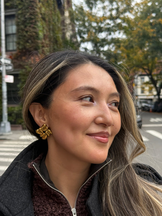 Rosette Earrings