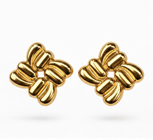 Rosette Earrings