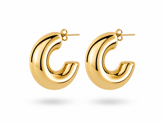 Luna Hoops — Gold